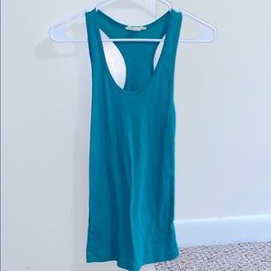 Teal racerback tank